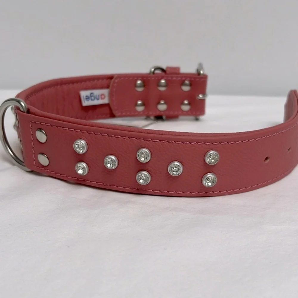 Angel Pet Supplies Studded Crystal Dog Collar